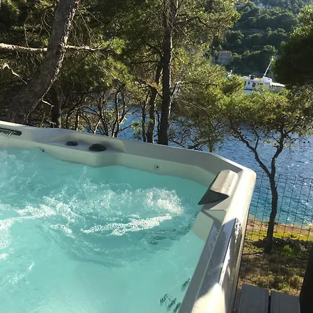 Apartment By The Sea With Private Heated Hydromassage Pool Zirje